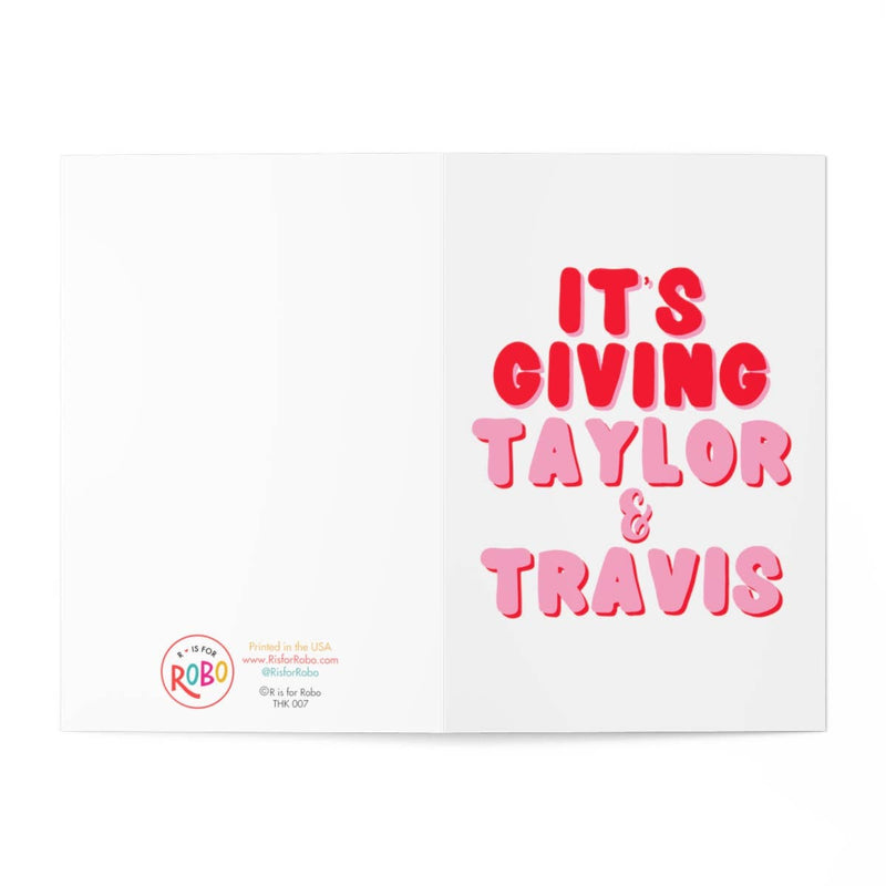 Taylor Swift Funny Valentines Day Card Anniversary Card - R is for Robo - Terra Cotta Gorge Co.