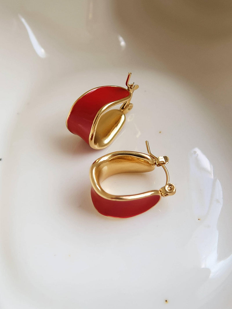 Candide 18K Gold Non-Tarnish Classic Hoop Earring