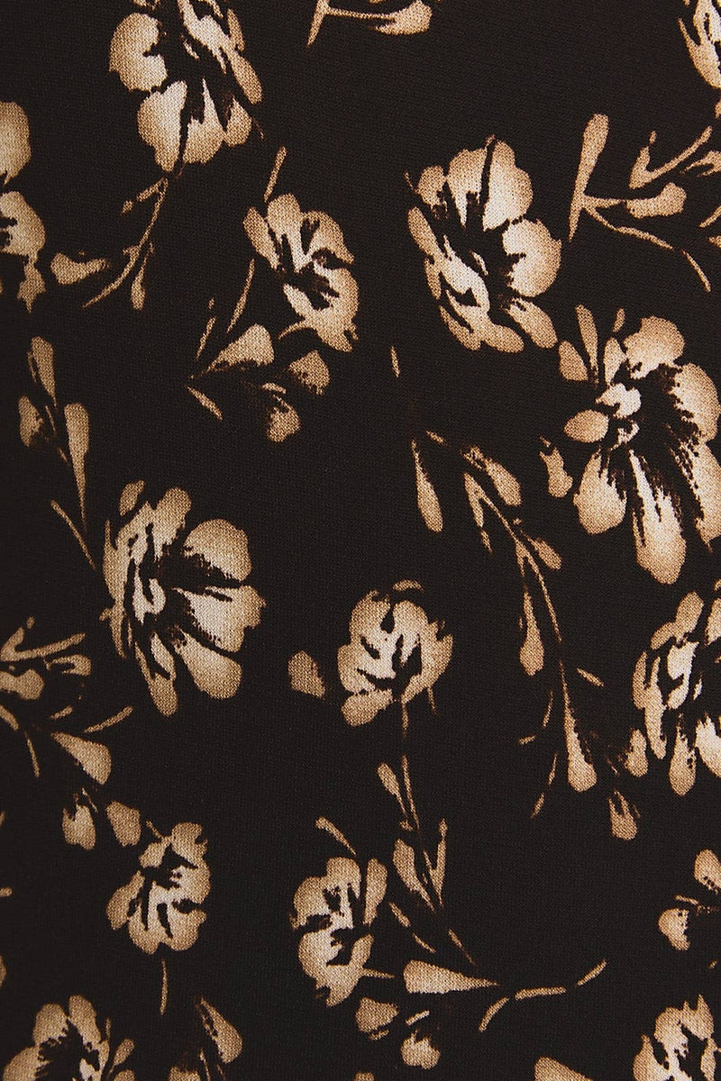 SHORT SLEEVE BELTED PRINT JUMPSUIT