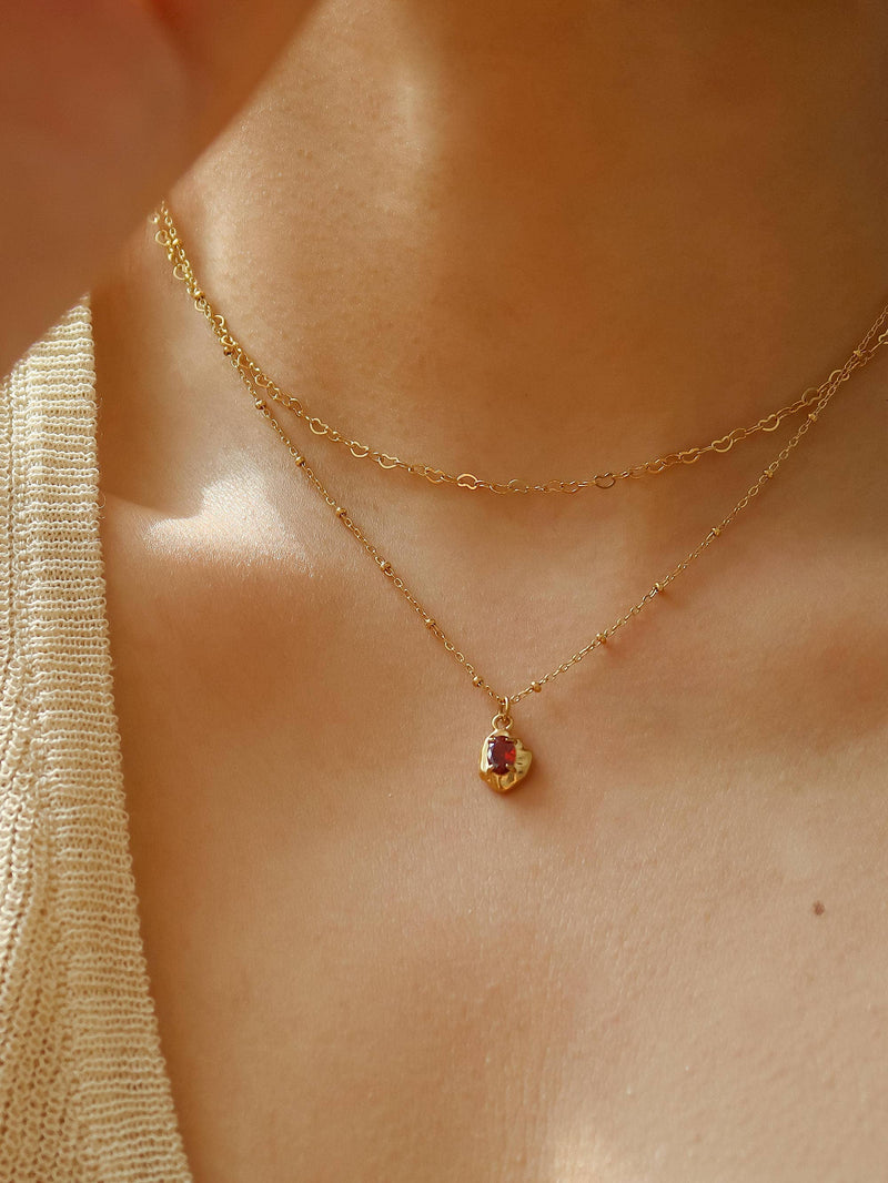 Ryleigh 18K Gold Non-Tarnish Petite CZ Necklace