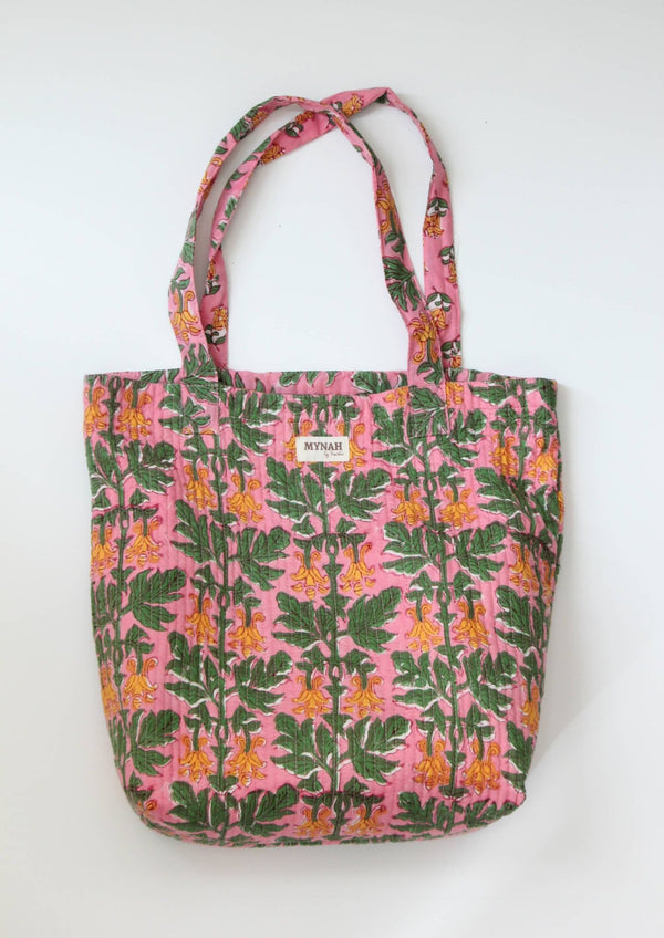Bubblegum Forest Reversible Tote - MYNAHbySmitha - Terra Cotta Gorge Co.
