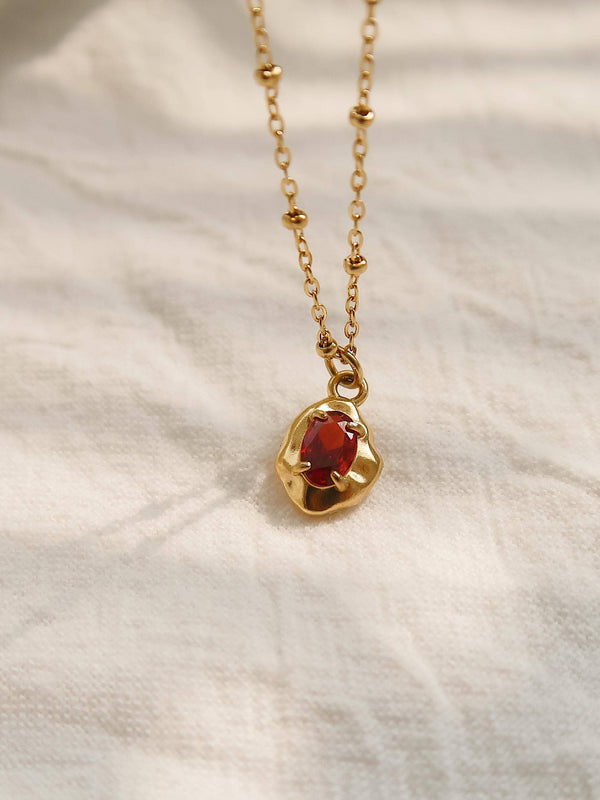 Ryleigh 18K Gold Non-Tarnish Petite CZ Necklace