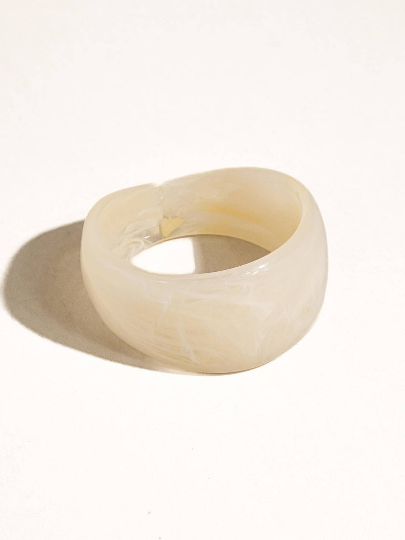 Caelia Modern Bold Statement Resin Bangle - Flânerie by MAIQ - Terra Cotta Gorge Co.