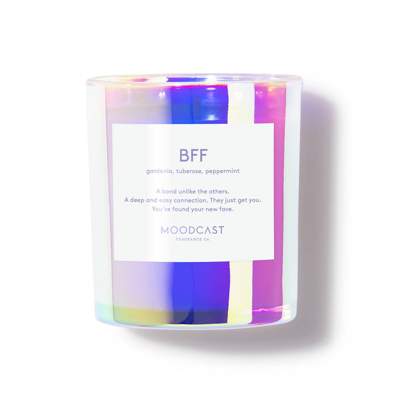 Coconut Wax Candle - Vibes - BFF - 8 oz Glass Jar - Moodcast Fragrance Co. - FREE SHIPPING (CONTINENTAL US) - Terra Cotta Gorge Co.