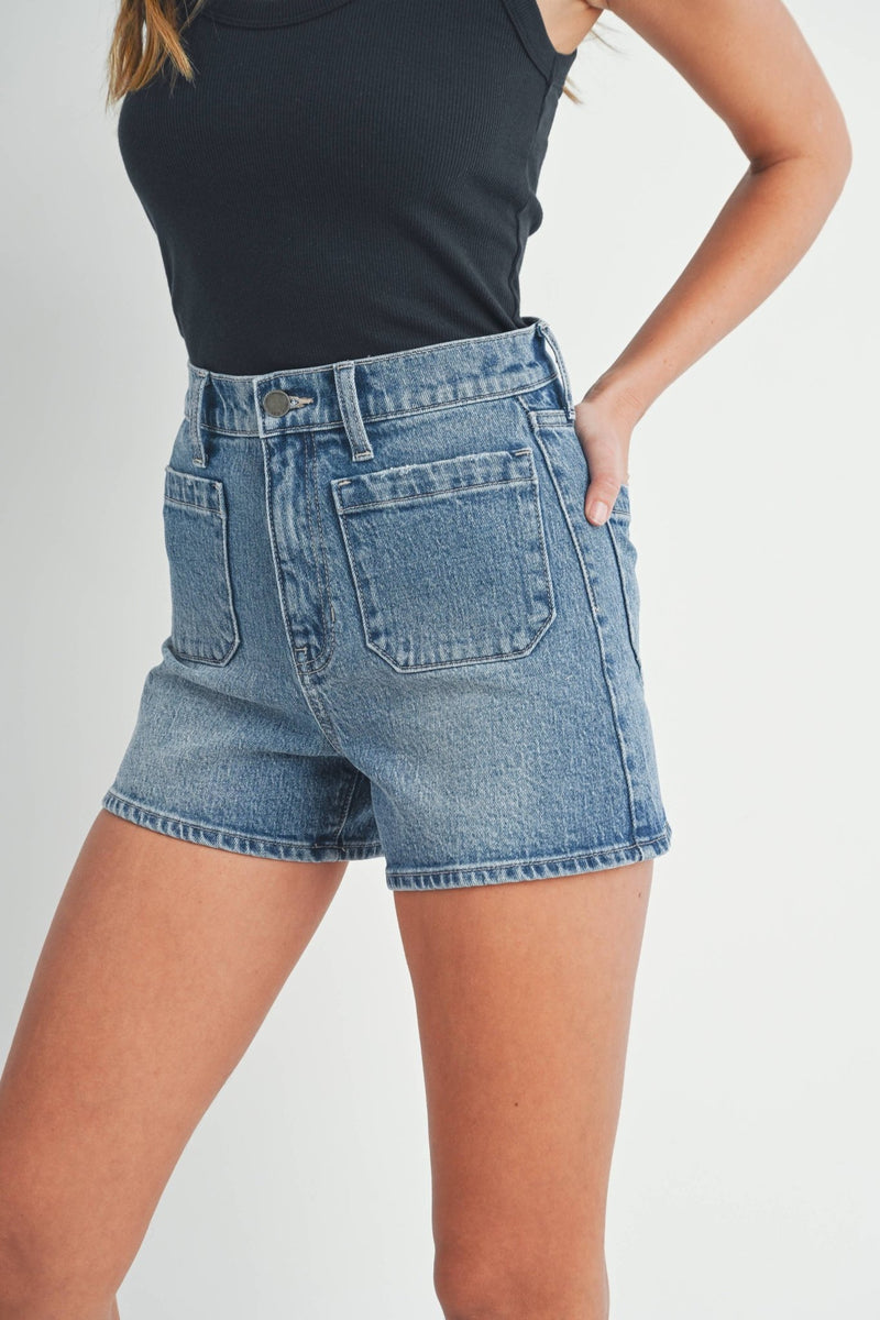 Denim Patch Pocket Short - JBD - Terra Cotta Gorge Co.