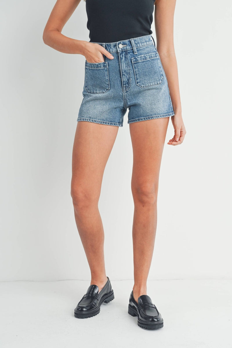 Denim Patch Pocket Short - JBD - Terra Cotta Gorge Co.