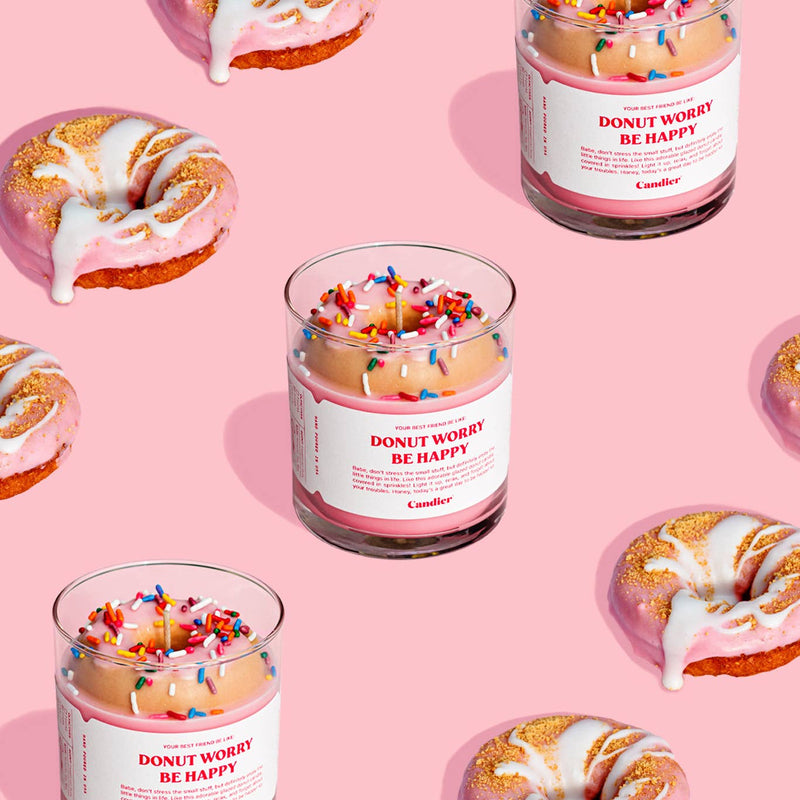 DONUT WORRY CANDLE - Candier - Terra Cotta Gorge Co.