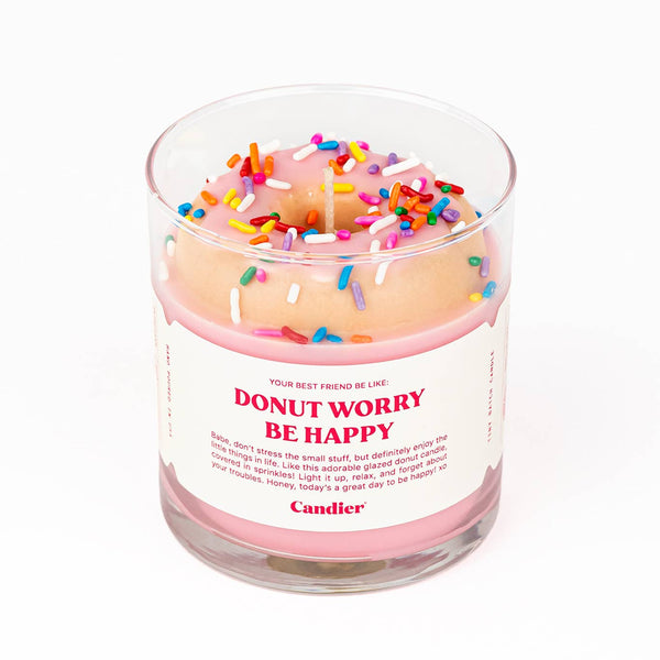 DONUT WORRY CANDLE - Candier - Terra Cotta Gorge Co.