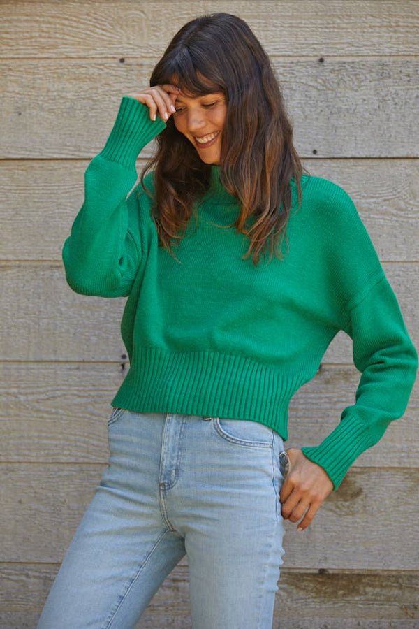 Elise Kelly Green Sweater - By Together - Terra Cotta Gorge Co.