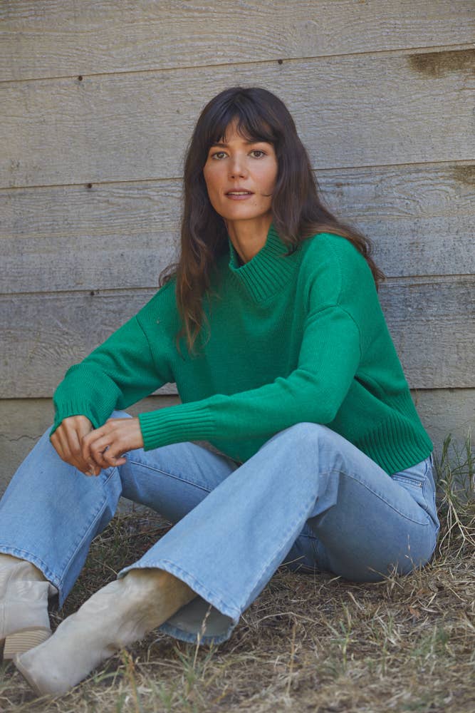Elise Kelly Green Sweater - By Together - Terra Cotta Gorge Co.