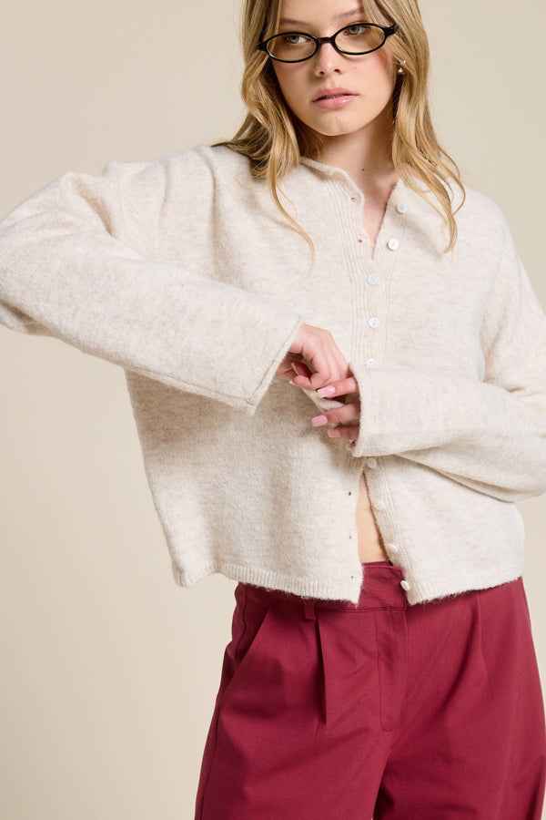 Essential Button Down Cardigan - Mimosa - Terra Cotta Gorge Co.