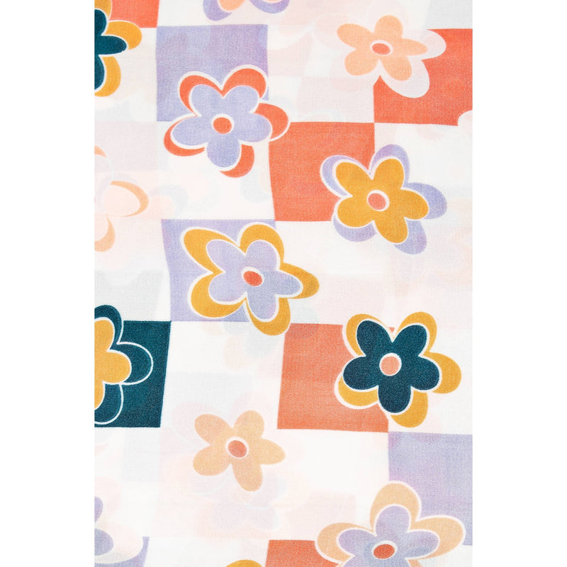 Floral Print Square Scarf - Collections by Fame Accessories - Terra Cotta Gorge Co.