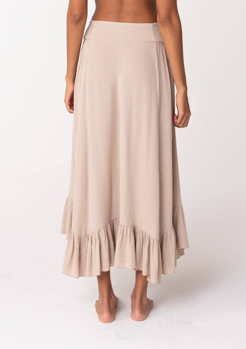 Flowy Smocked Ruffle Hem Skirt - Lovestitch - Terra Cotta Gorge Co.