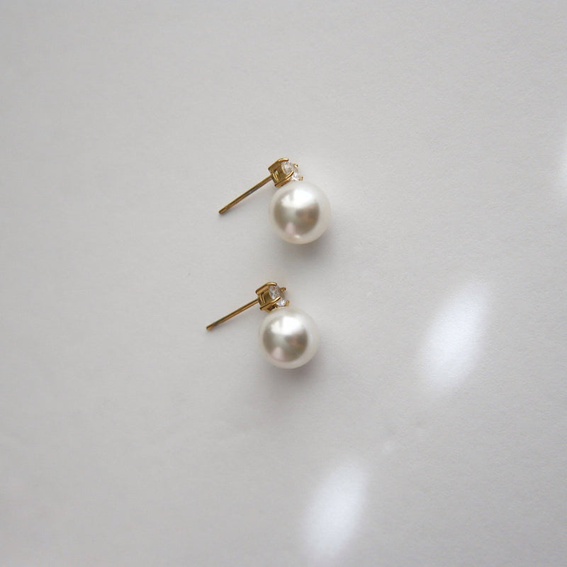 Kelly Pearl Studs - JESSA Jewelry - Terra Cotta Gorge Co.