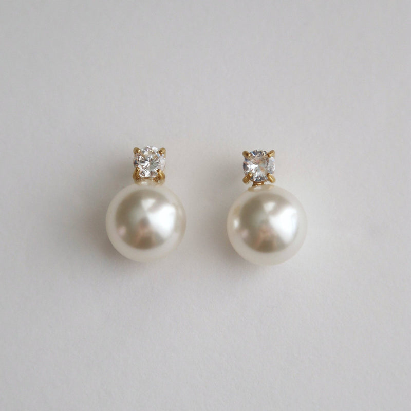 Kelly Pearl Studs - JESSA Jewelry - Terra Cotta Gorge Co.