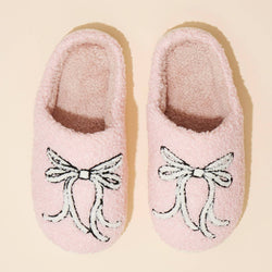 Large Ribbons Home Slippers - Lilla Haven - Terra Cotta Gorge Co.