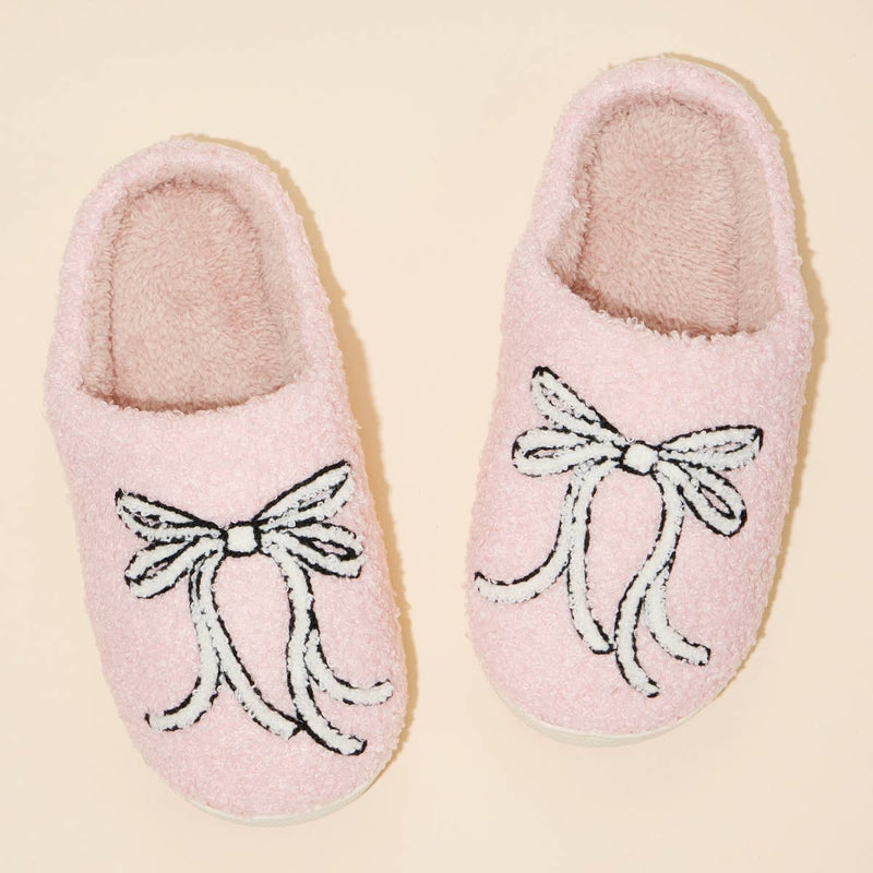 Large Ribbons Home Slippers - Lilla Haven - Terra Cotta Gorge Co.