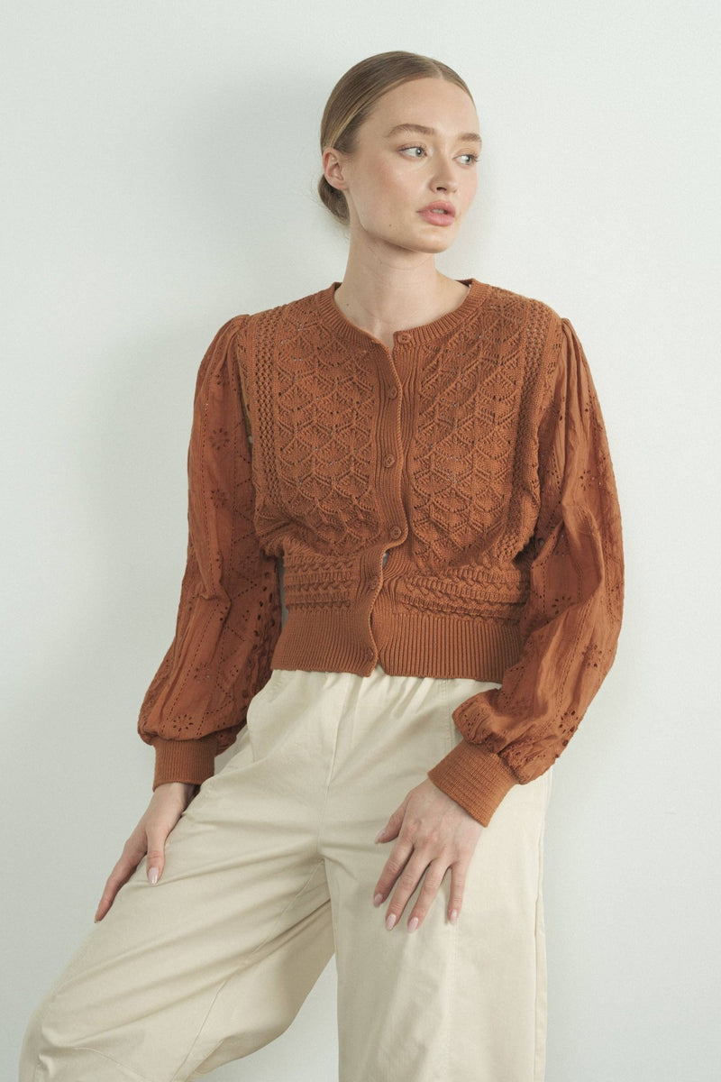 LONG SLEEVE CARDIGAN - Aaron & Amber - Terra Cotta Gorge Co.