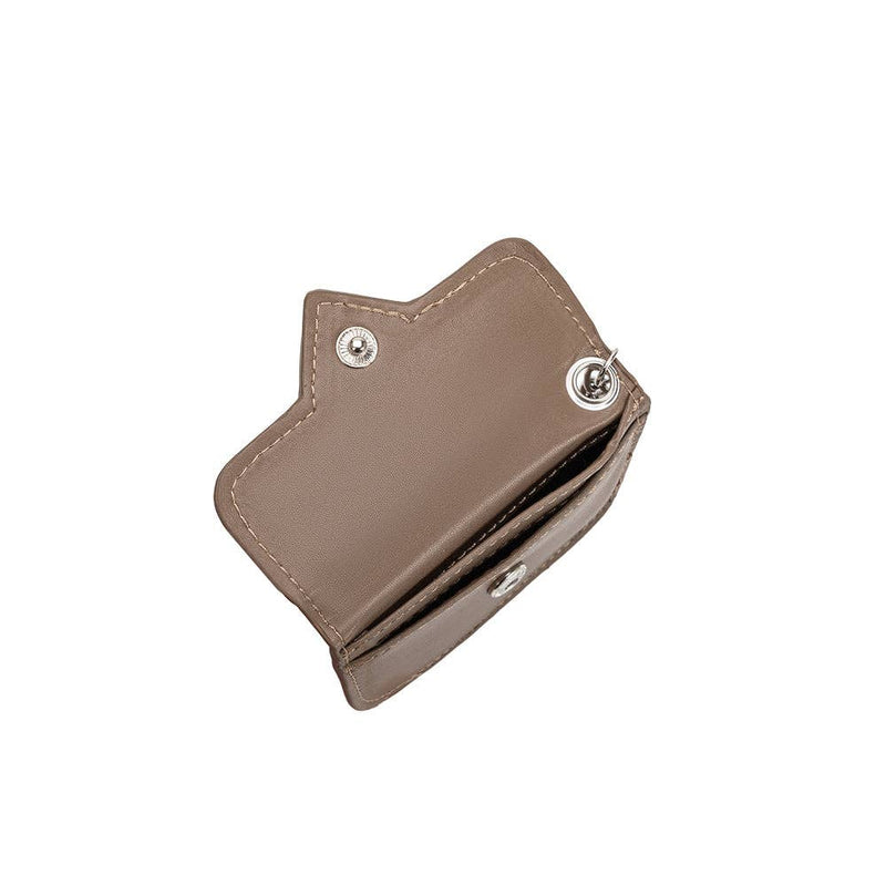 Lovell Taupe Leather Card Holder - Melie Bianco - Terra Cotta Gorge Co.