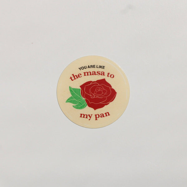 Masa to My Pan Sticker - Fonzie's Artisanal Goods - Terra Cotta Gorge Co.