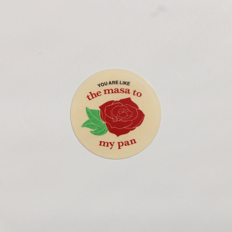 Masa to My Pan Sticker - Fonzie's Artisanal Goods - Terra Cotta Gorge Co.