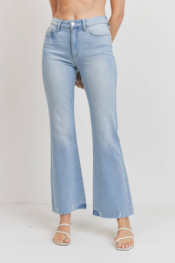 Mid Rise Flared Light Wash Jeans - JBD - Terra Cotta Gorge Co.