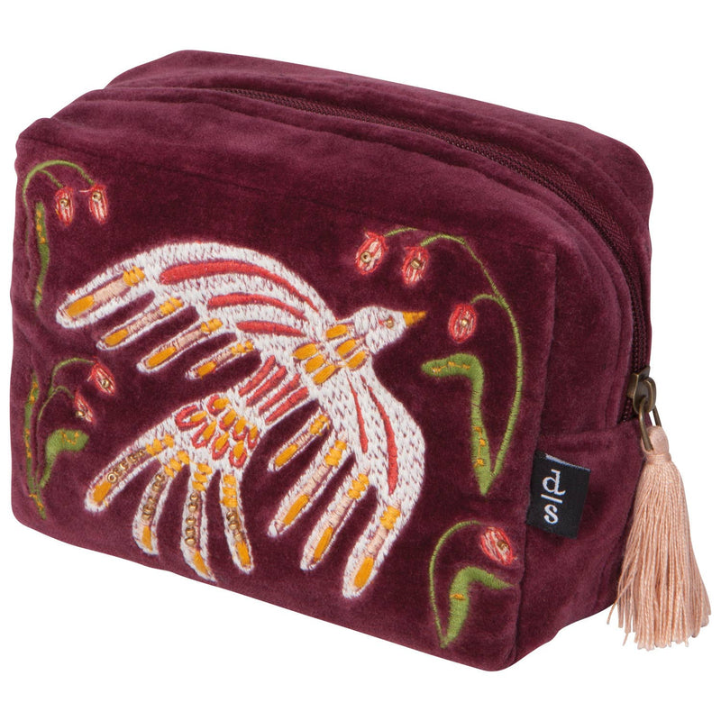 Plume Embroidered Pouch - Danica Studio - Terra Cotta Gorge Co.