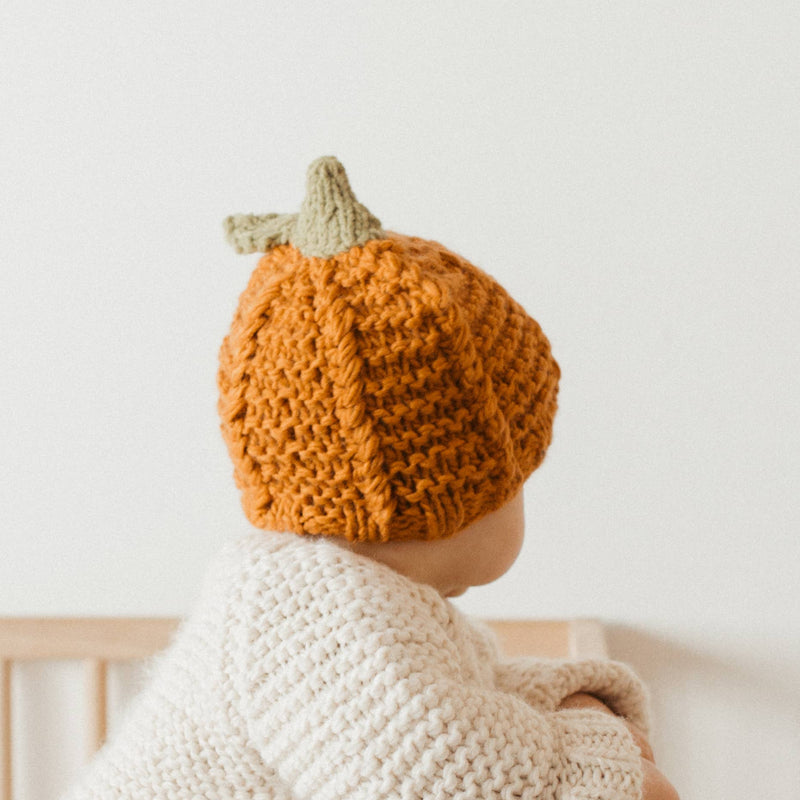 Pumpkin Beanie Hat - Huggalugs - Terra Cotta Gorge Co.