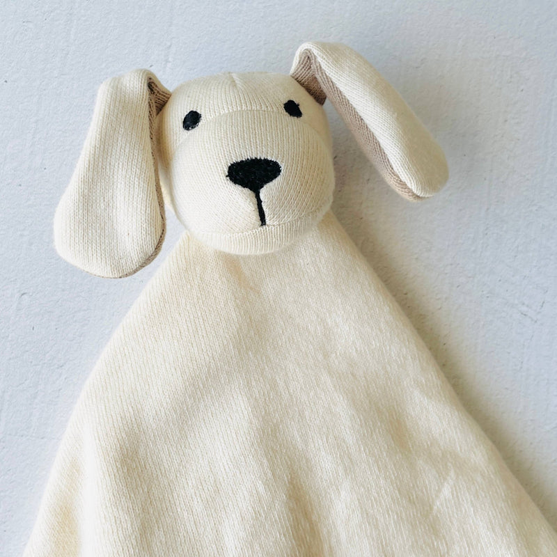 Puppy Dog - Organic Baby Lovey Security Blanket Cuddle Cloth - Viverano Organics - Terra Cotta Gorge Co.