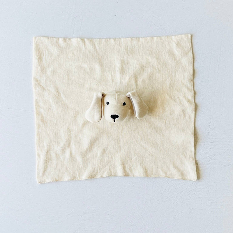 Puppy Dog - Organic Baby Lovey Security Blanket Cuddle Cloth - Viverano Organics - Terra Cotta Gorge Co.