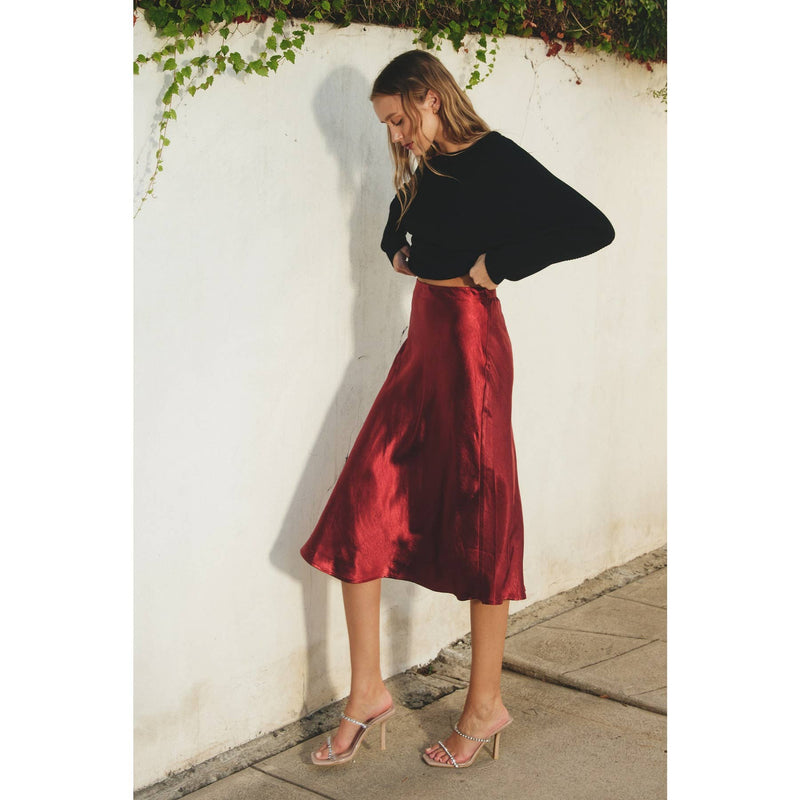 Reflection A - Line Midi Skirt - Dress Forum - Terra Cotta Gorge Co.