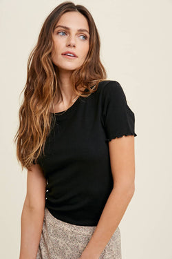 RIBBED KNIT TEE - Wishlist Apparel - Terra Cotta Gorge Co.