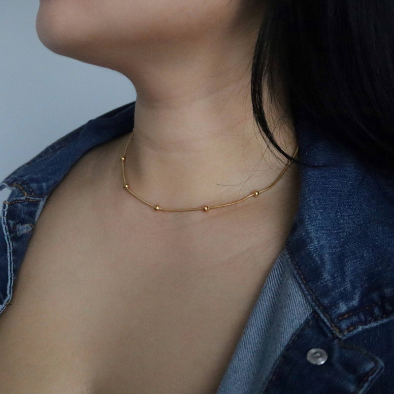 Satellite Choker Necklace - JESSA Jewelry - Terra Cotta Gorge Co.