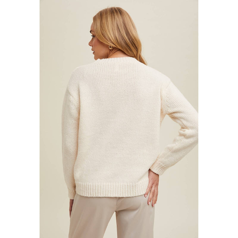 SEQUIN DETAIL SWEATER - Wishlist Apparel - Terra Cotta Gorge Co.