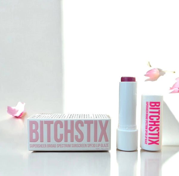 SUPERSHEER LIP GLAZE Petal Pink - SPF30 Broad Spectrum - BITCHSTIX - Terra Cotta Gorge Co.