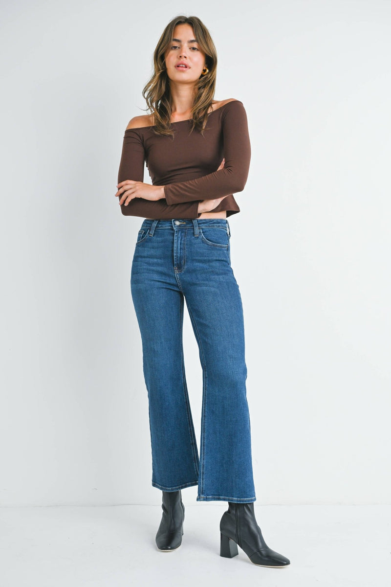 The Classic Wide Leg - JUST BLACK DENIM - Terra Cotta Gorge Co.