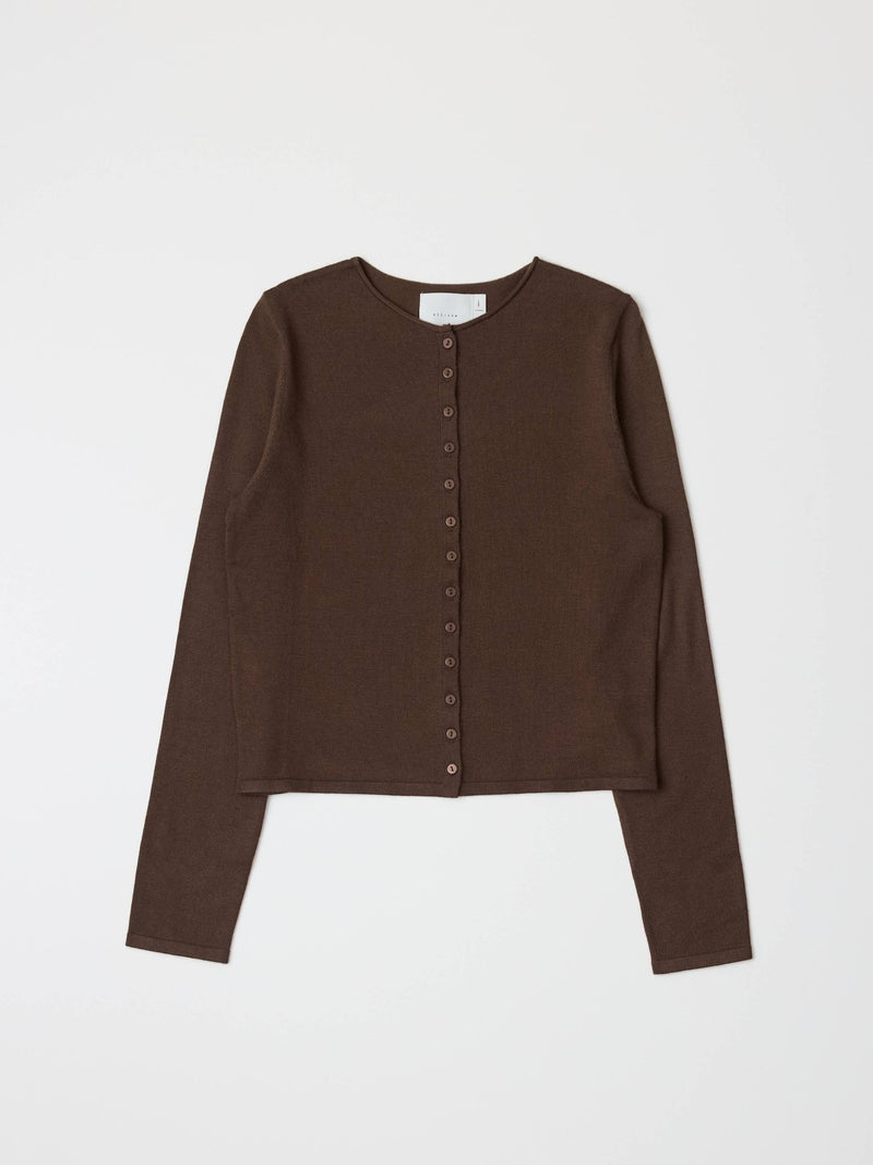 The Shea Cardigan | Rollneck Cardigan - MOD REF - Terra Cotta Gorge Co.