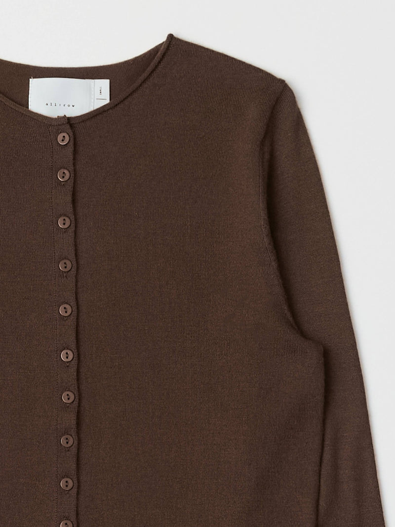 The Shea Cardigan | Rollneck Cardigan - MOD REF - Terra Cotta Gorge Co.