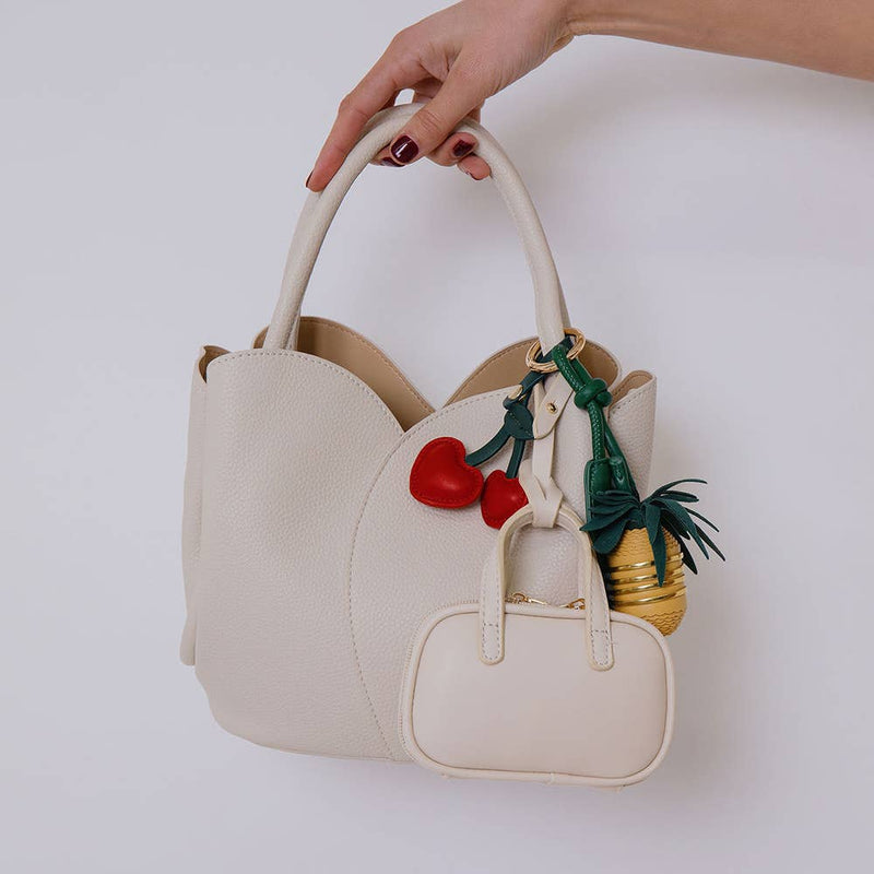 Tulip Bone Top Handle Bag - Melie Bianco - Terra Cotta Gorge Co.