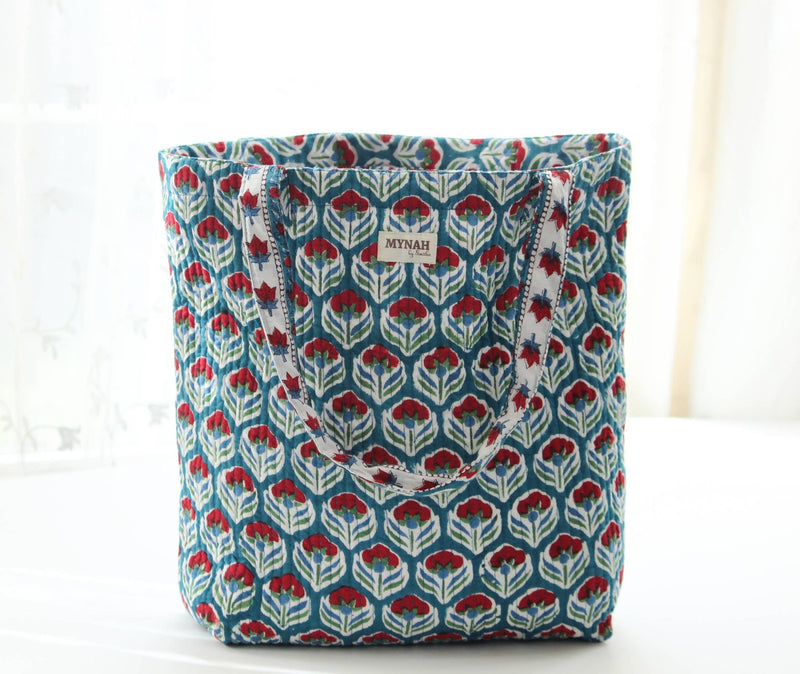 Tulip Farm Tote - MYNAHbySmitha - Terra Cotta Gorge Co.