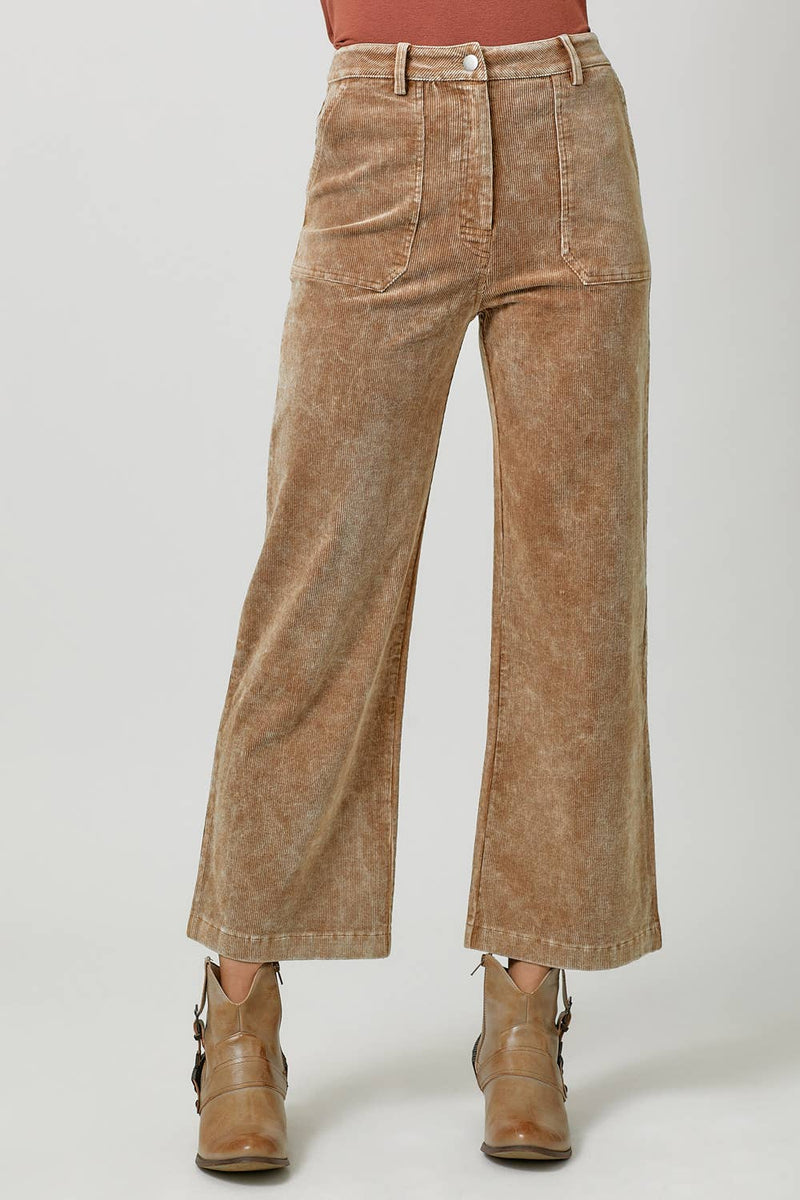 Washed Corduroy Trousers - Mystree - Terra Cotta Gorge Co.