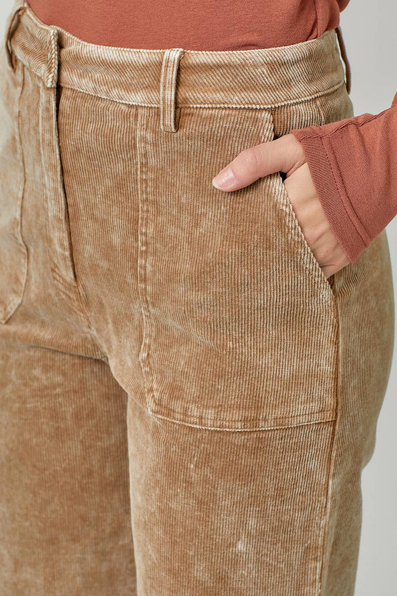 Washed Corduroy Trousers - Mystree - Terra Cotta Gorge Co.