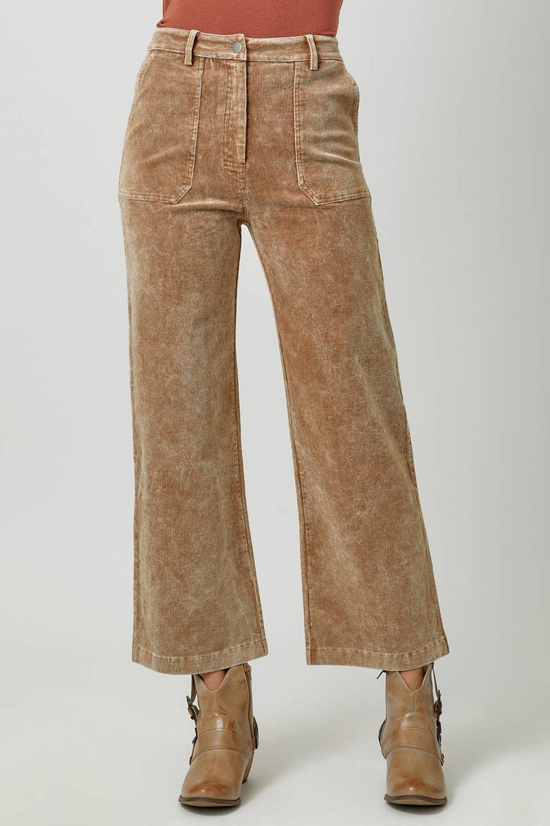 Washed Corduroy Trousers - Mystree - Terra Cotta Gorge Co.