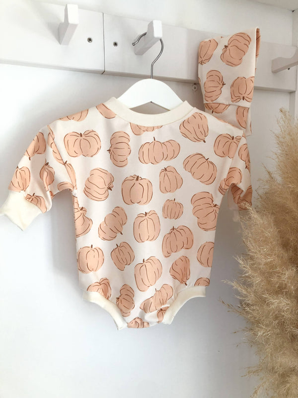 Baby Pumpkin Romper Sweatshirt