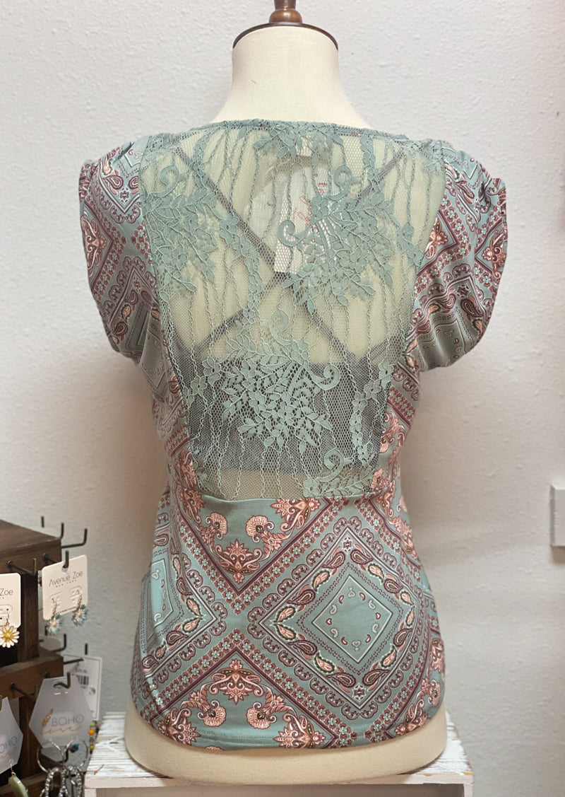 back-of-sage-and-rust-paisley-ruched-top