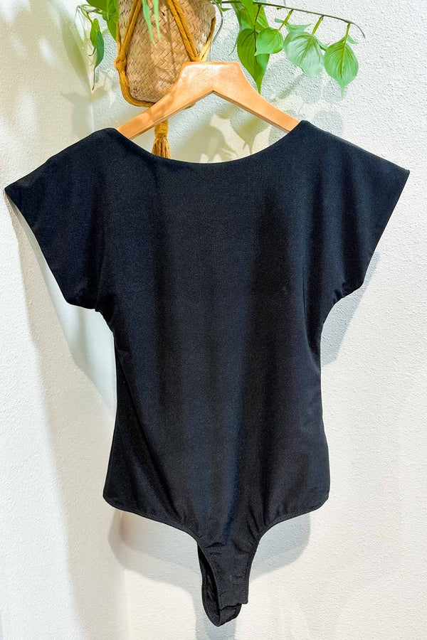 Black Short Sleeve Bodysuit - By Together - Terra Cotta Gorge Co.