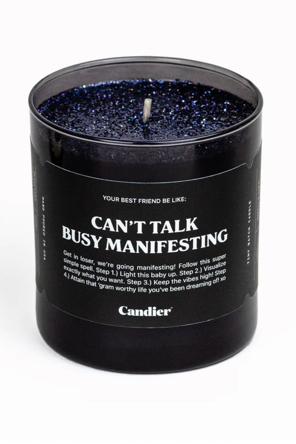Can't Talk Busy Manifesting Candle - Terra Cotta Gorge Co.