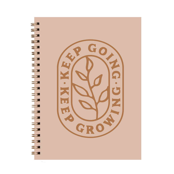 Keep Going Keep Growing Journal Notebook for Back to School - The Anastasia Co - Terra Cotta Gorge Co.