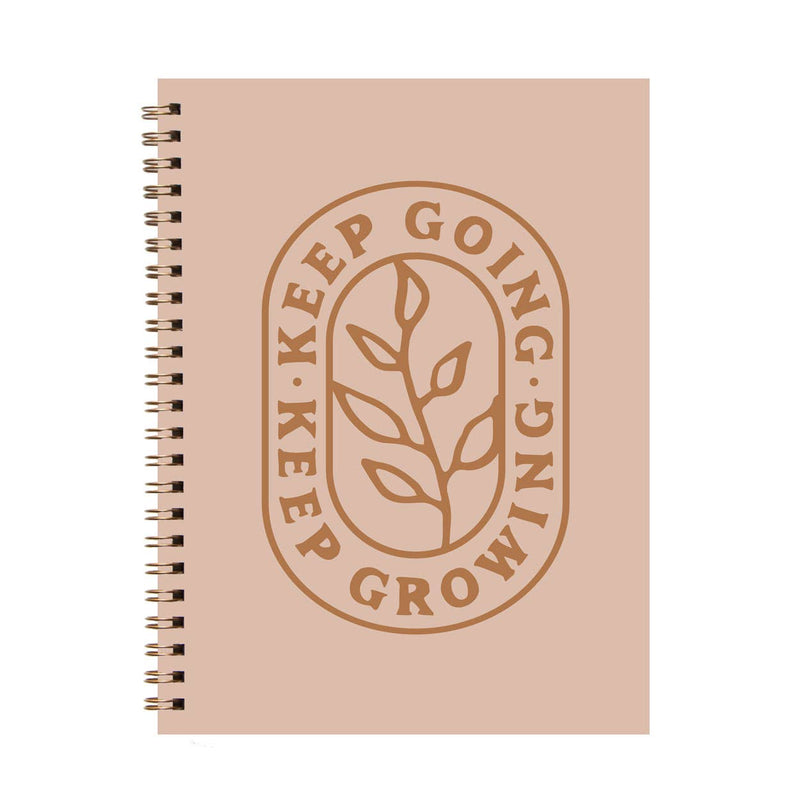 Keep Going Keep Growing Journal Notebook for Back to School - Terra Cotta Gorge Co.