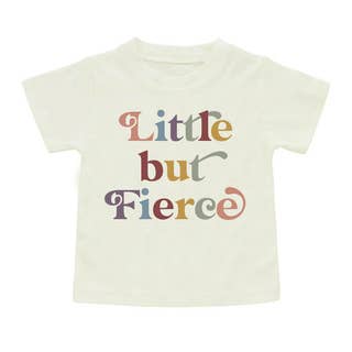 Little But Fierce Cotton Toddler T-Shirt - Terra Cotta Gorge Co.